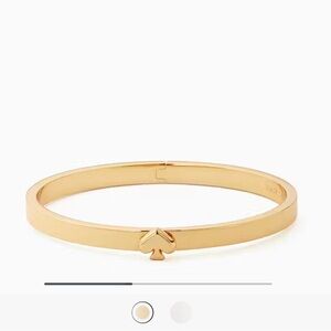 Kate Spade Everyday Spade Thin Bangle Gold color